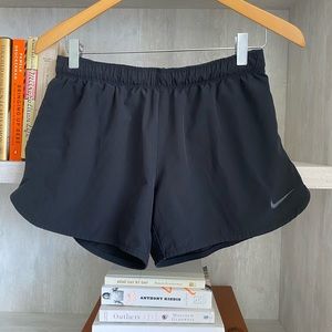 Black Nike active shorts
